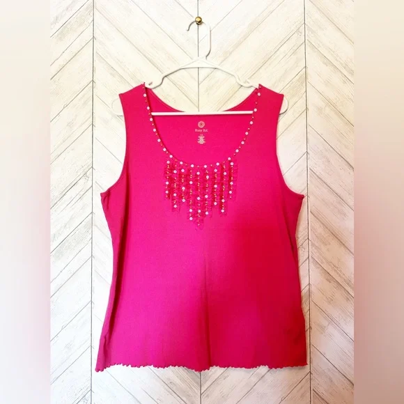 Ruby Rd. Sequin Tank - Picture 1 of 6